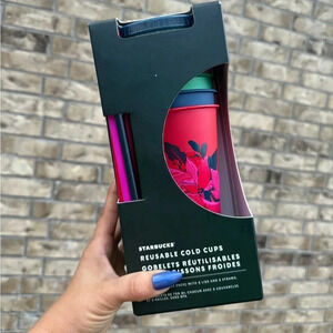 Starbucks Christmas reusable cold tumblers - 5 pack